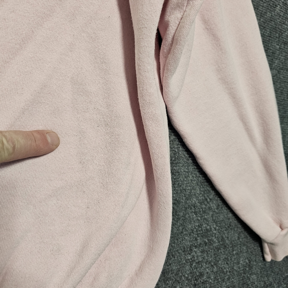 Vintage 90s Hanes Kids For Sale Goat Funny Pink Crewneck Sweater XL USA Made - Picture 8 of 16